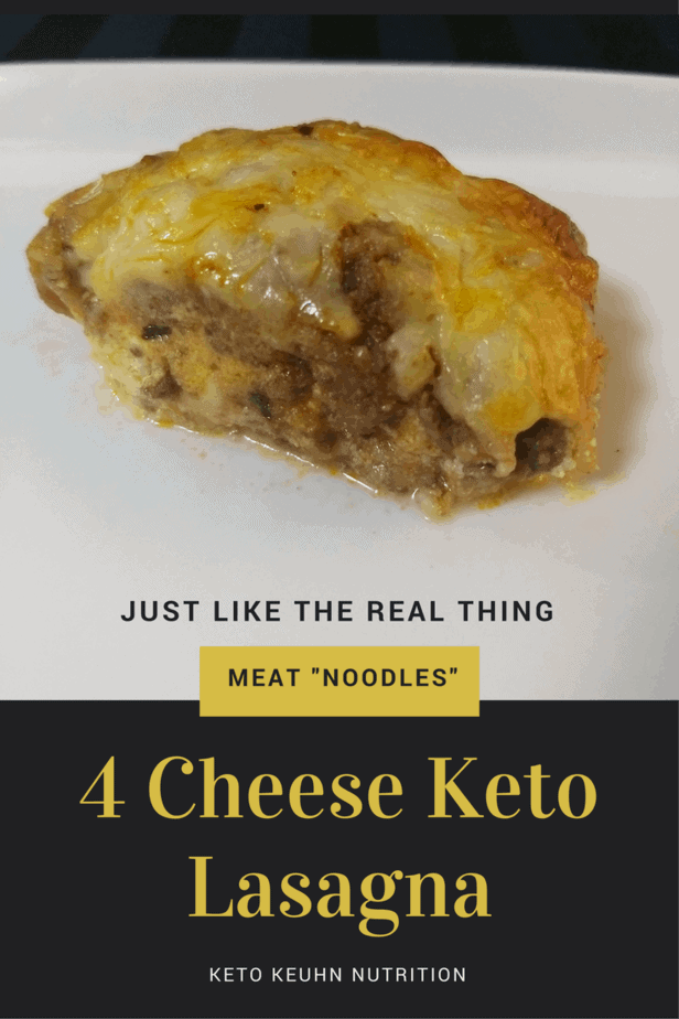 4 1 - 4 Cheese Keto Lasagna