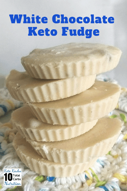 Keto White Chocolate Fudge 1 min resize - Keto White Chocolate Fudge