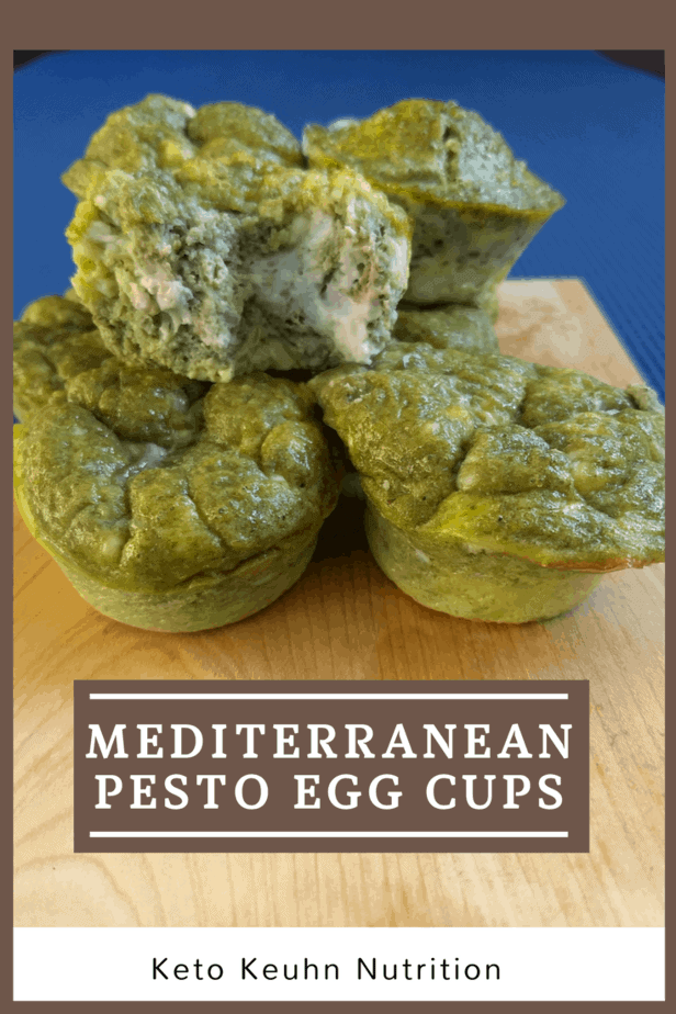 Making eggs cups is an easy meal prep option that anybody can do. I love an easy breakfast. What I love more than an easy breakfast is pesto. Everything I eat with pesto, I love. Behold some pesto egg cups for breakfast! These are super easy to make and only 3 ingredients.