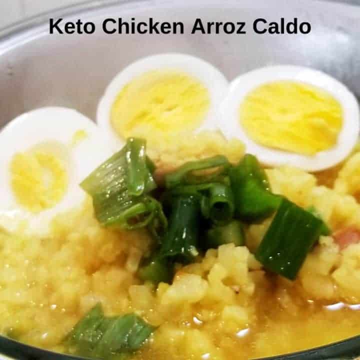 Keto Chicken Arroz Caldo square 720x720 - Keto Chicken Arroz Caldo: Filipino Meal Plan
