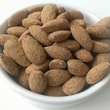 Keto Roasted Almonds 360x360 - Keto Roasted Almonds: Peanut Butter and Cocoa