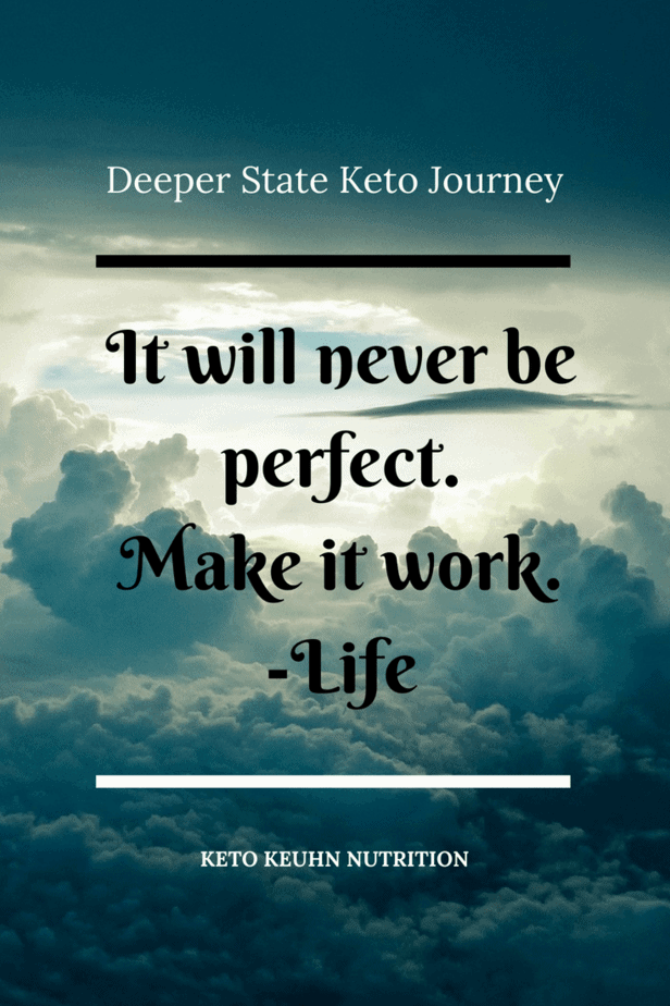 Deeper State Keto setbacks can happen & they happened to me. However, it's what I did after the setback that matters. Learning from setbacks is what counts.