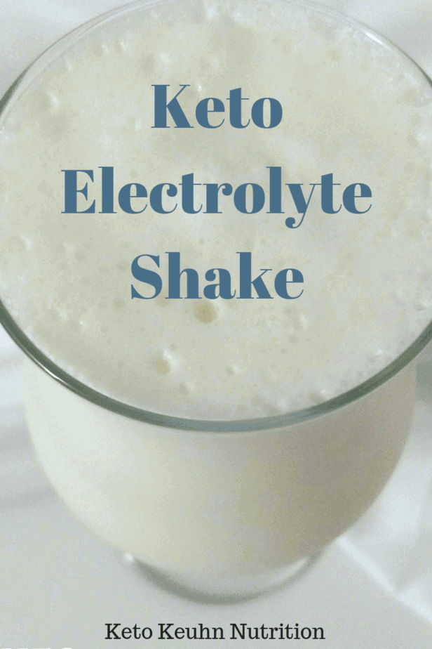 Electrolyte Shake - Starting a Keto Diet Meal Plan