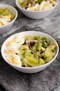 warm bacon and egg salad 200x300 - 10 Keto Recipes Under 10 Total Carbs