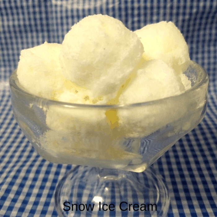 Behold one of the easiest keto ice creams. I recently learned about snow ice cream.  You may all think I'm crazy but I tried it and really enjoyed it. 