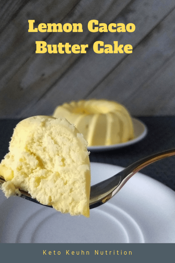 lemon cacao butter cake 1 - Keto Lemon Cake: with Cacao Butter