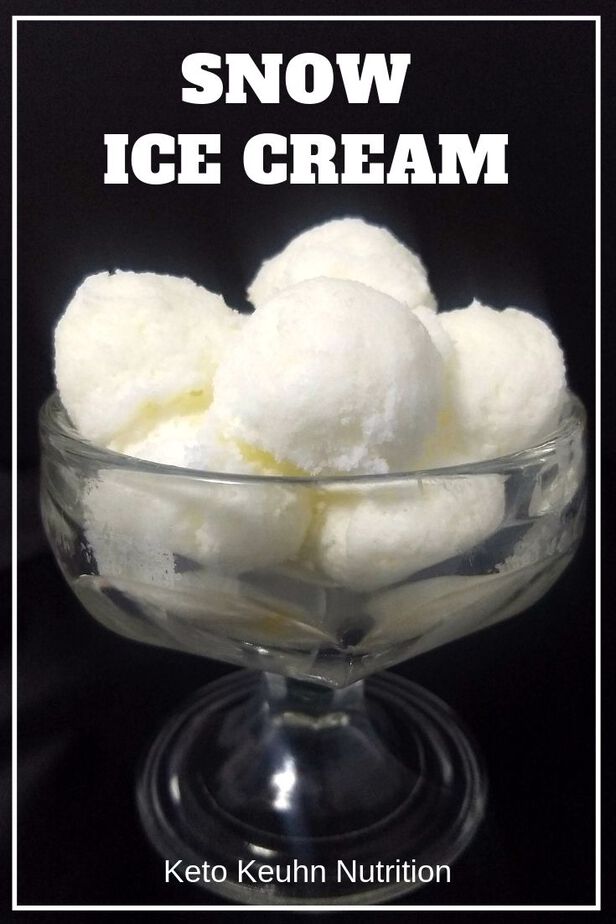 snow ice cream 1 - Keto Snow Ice Cream