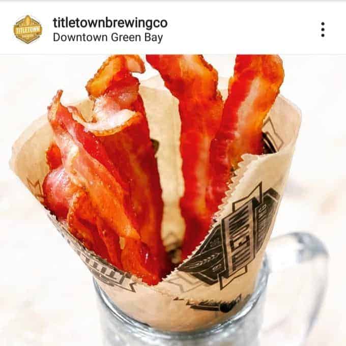 bacon in a cup - Green Bay Wisconsin Keto Friendly Restaurants