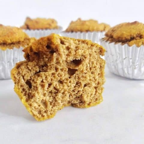 featured keto pumpkin muffins 480x480 - Easy Keto Pumpkin Muffins made with Coconut Flour & Almond Flour: with optional Cream Cheese Frosting