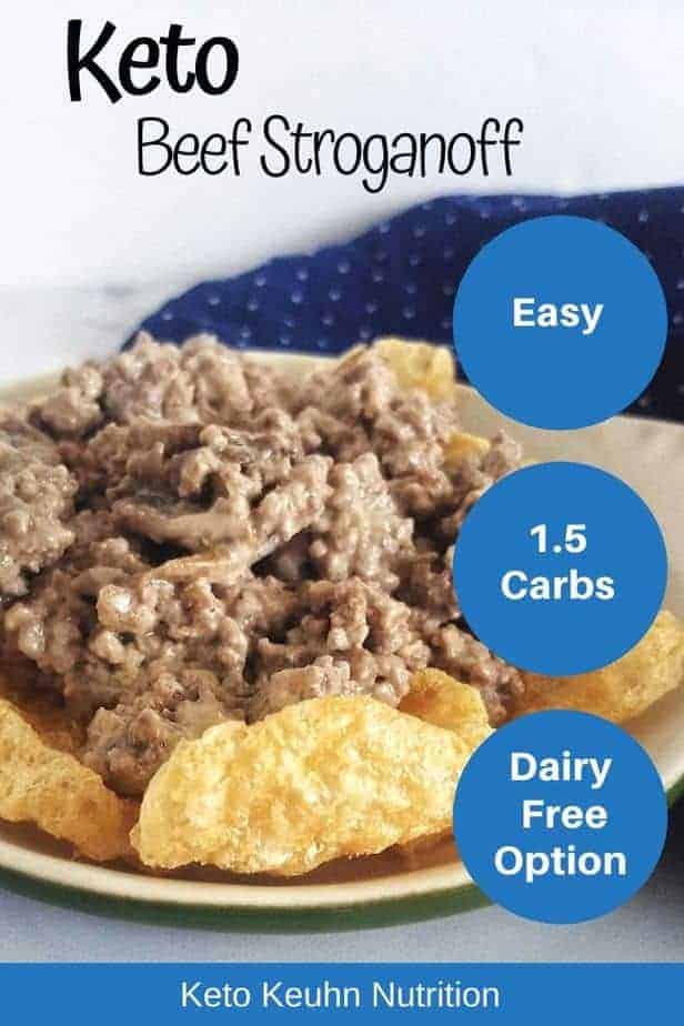 6 - Keto Beef Stroganoff with Cream Cheese | 1.5 Total Carbs