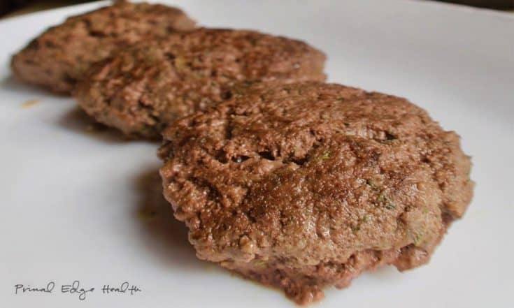 Burgers with Onion Gravy 735x441 - 40 of the Best Carnivore Diet Recipes