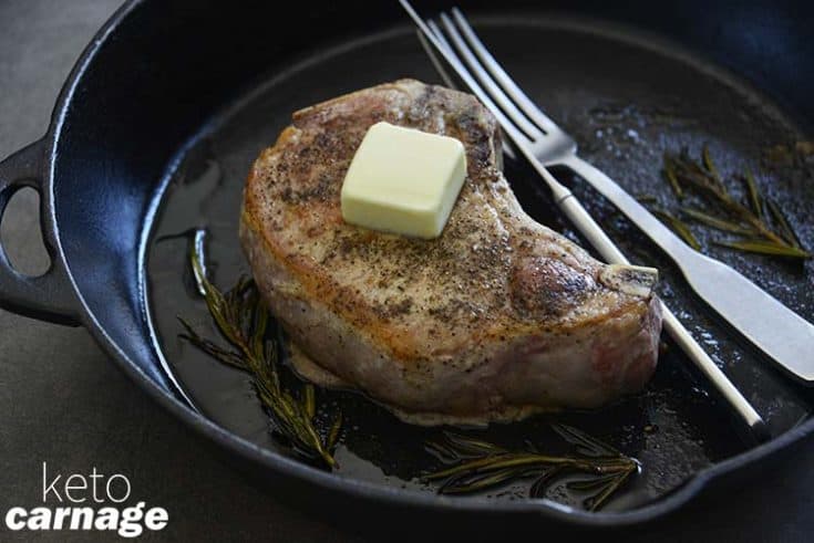 bone in pork chop 5 735x491 - 40 of the Best Carnivore Diet Recipes