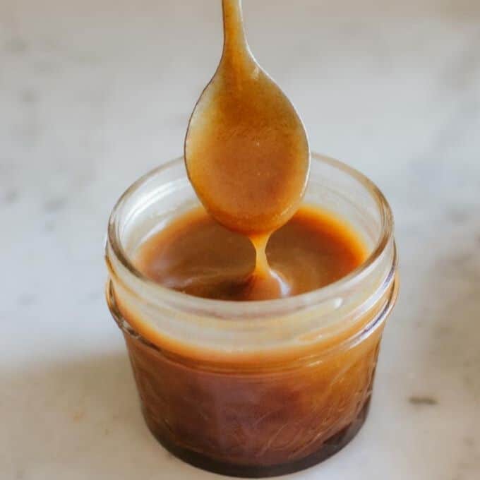 Caramel Sauce in a jar