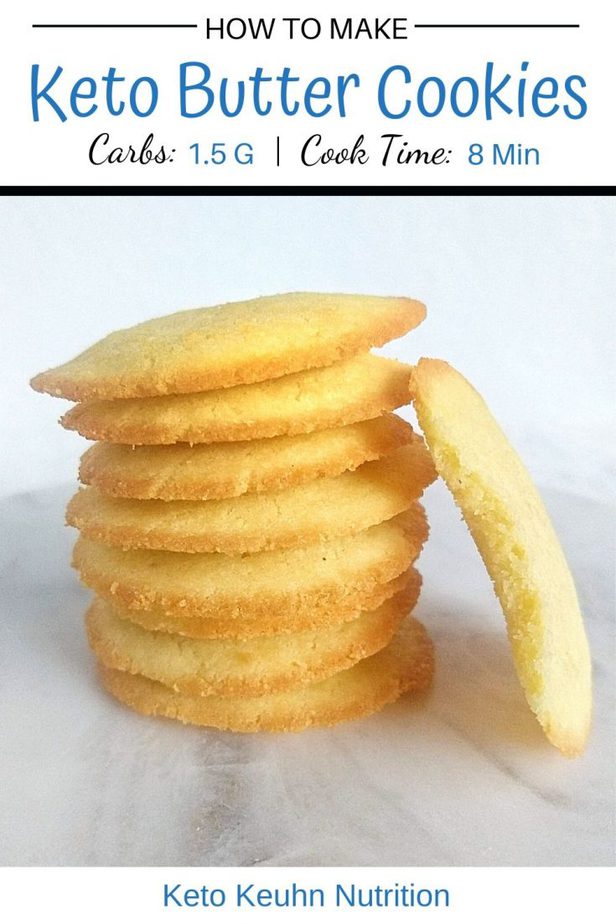 Keto Butter Cookies 735x1103 - Keto Coconut Flour Butter Cookies (1.5 total carbs)