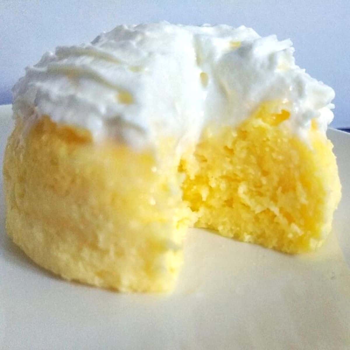 11 - Keto Lemon Mug Cake: 1 Total Carbs