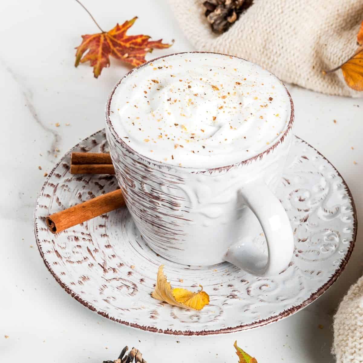 1200 x1200 featured - Keto Pumpkin Spice Latte w White Chocolate (Optional)