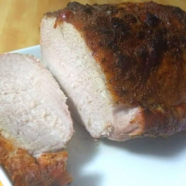 Keto Rosted Pork Loin 720x720 - Keto Pork Loin with Rosemary Dijon Mustard: Roasted