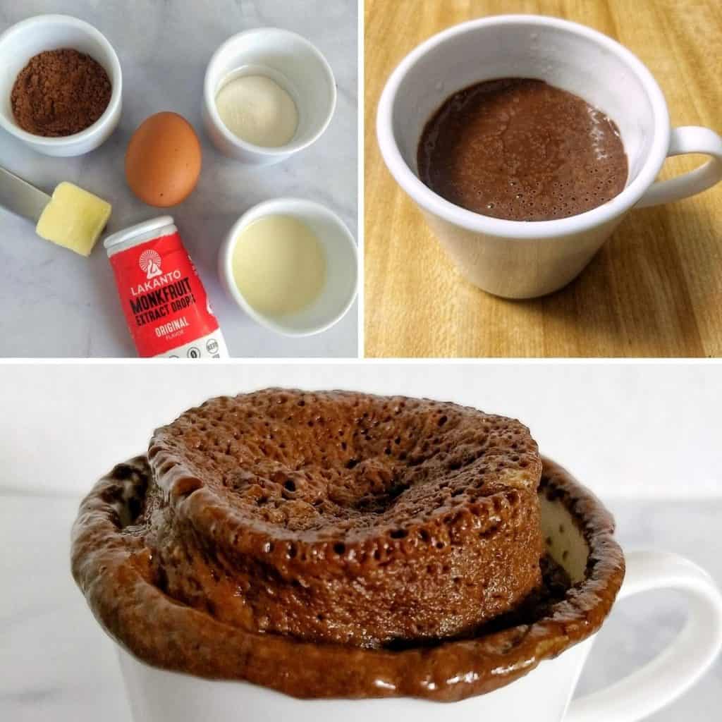 keto chocolate mug cake steps 1024x1024 - Best Keto Foods For Diarrhea & What to Avoid