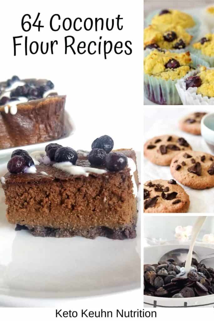 pin for coconut flour recipes 683x1024 - Keto Coconut Flour Recipes: Desserts to Dinners