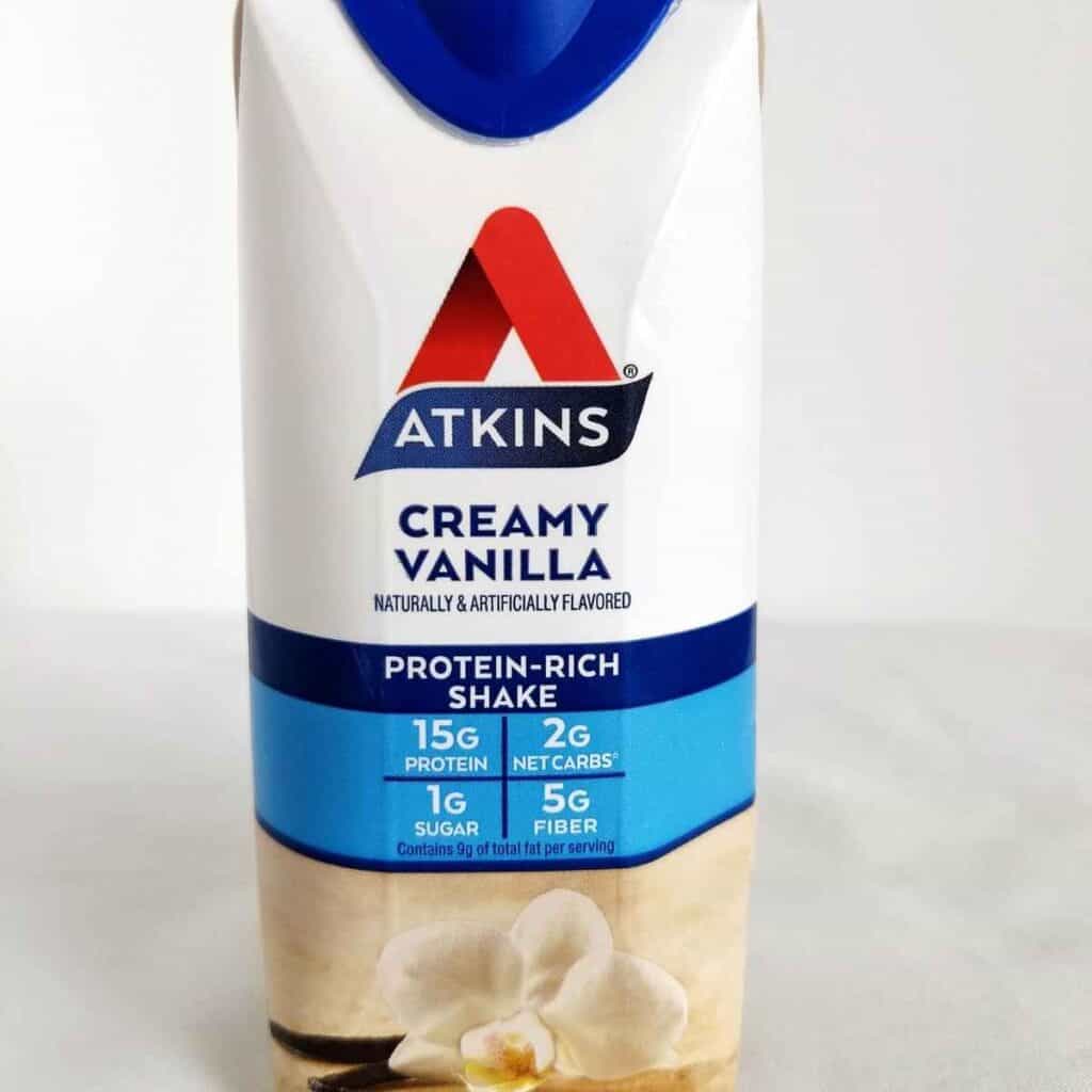 carton of atkins protein shake