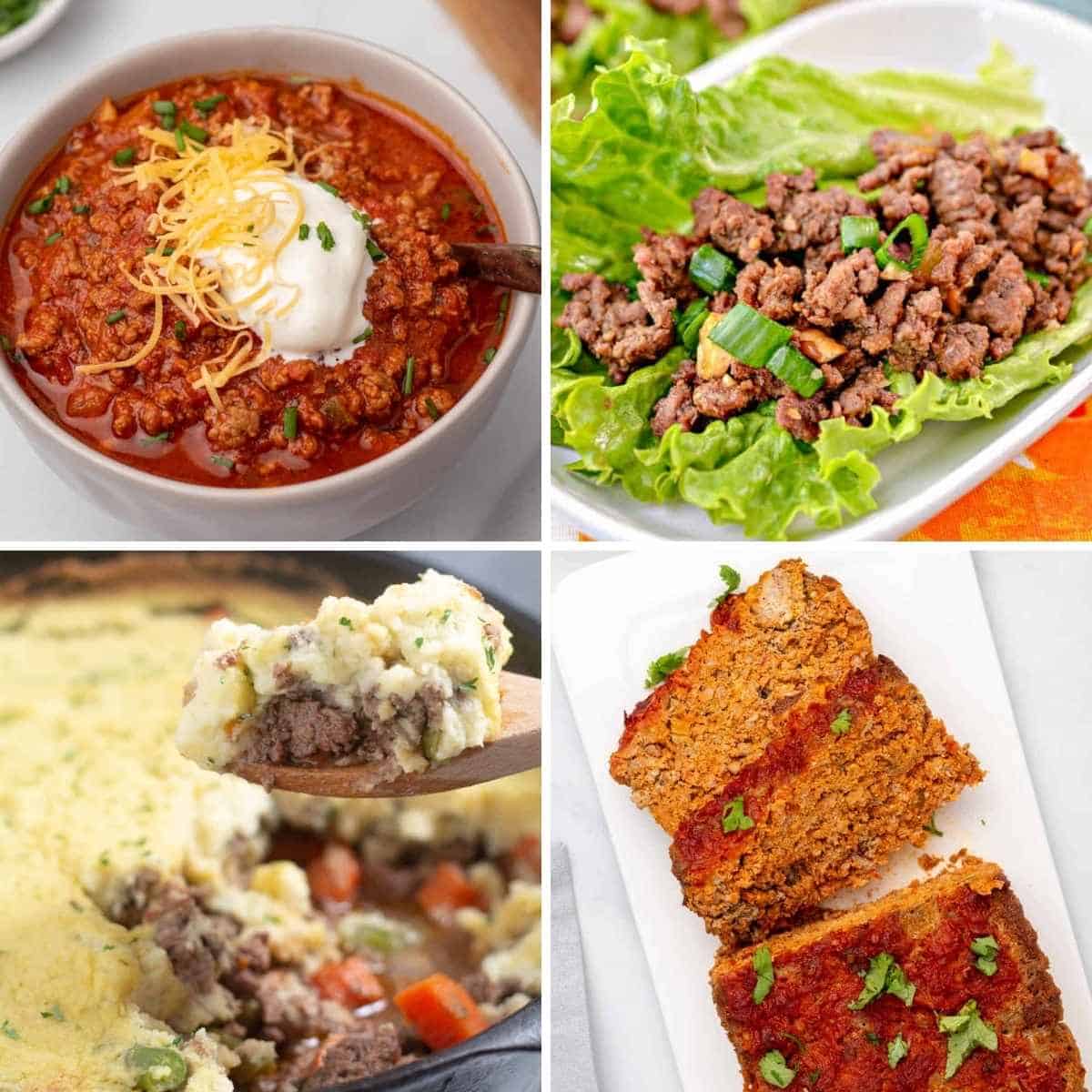 ground beef recipes - 54 Keto Ground Beef Recipes