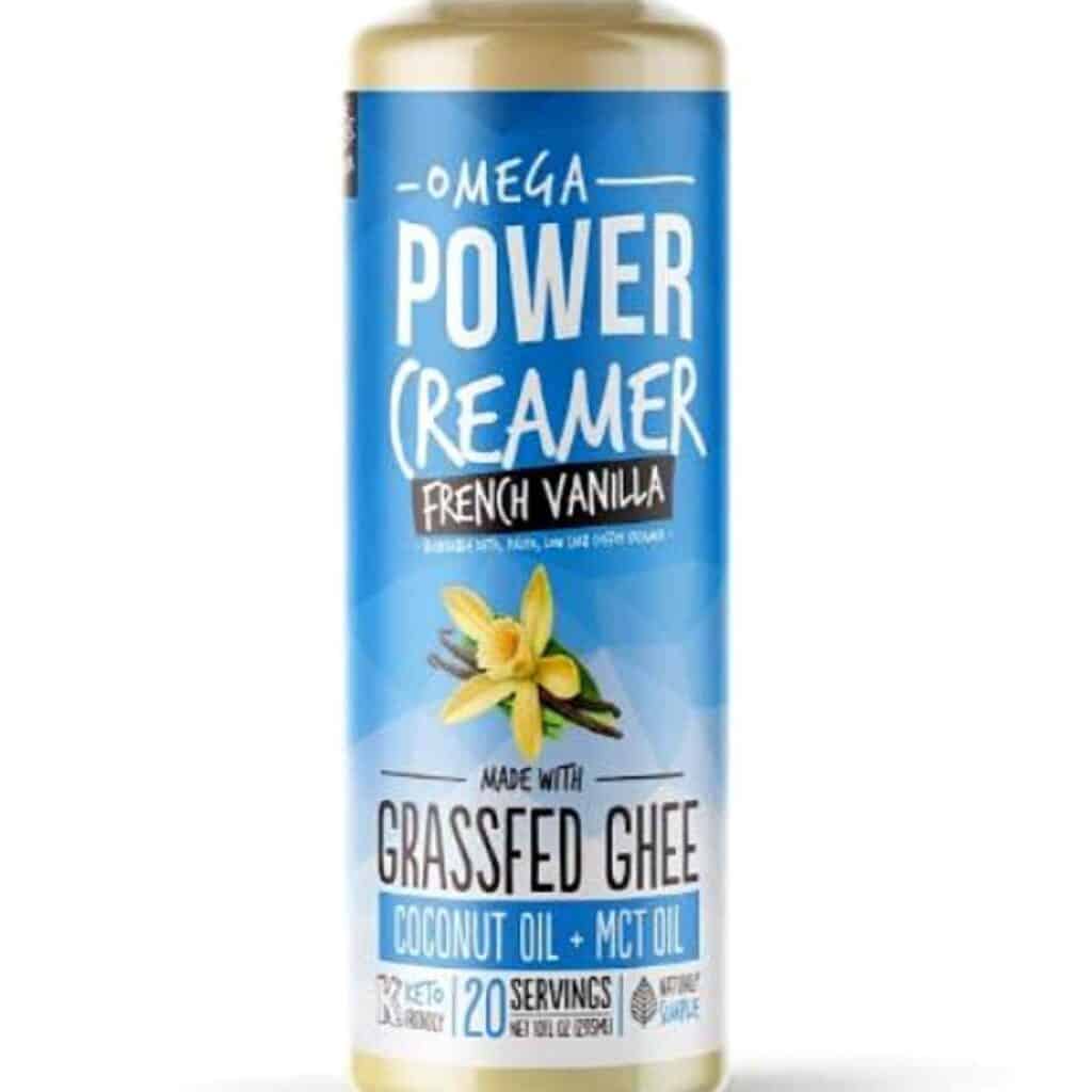 bottle of omega power creamer