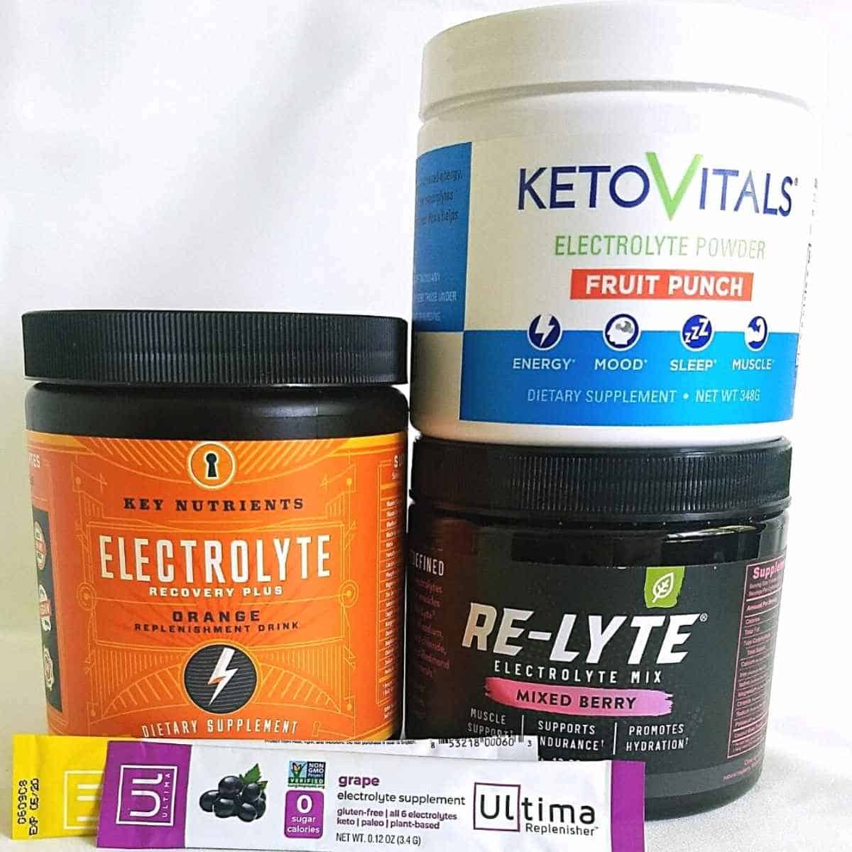 4 merker av elektrolyttblandinger - Re-Lyte Electrolyte Drink Mix: Gjennomgang