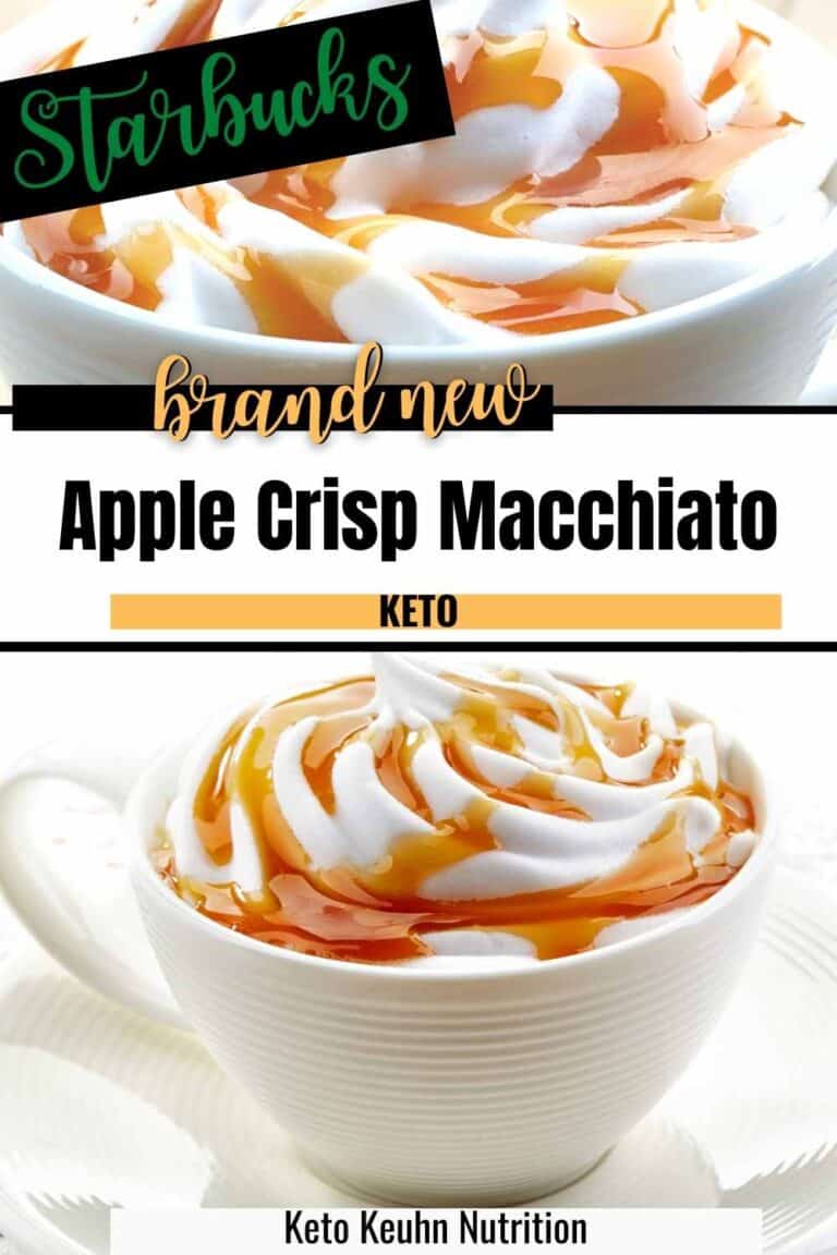 Healthy Keto Apple Crisp Macchiato from Starbucks Keto Keuhn Nutrition