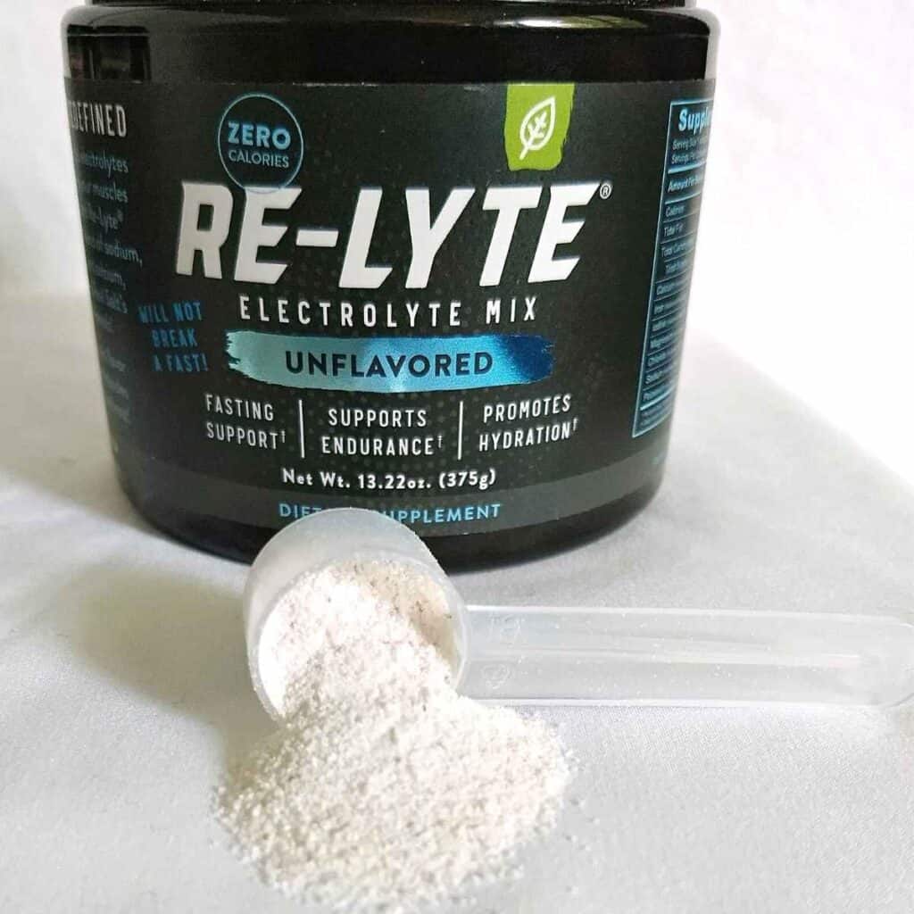 unflavored relyte mix m scoop 1024x1024 - Re-Lyte Electrolyte Drink Mix: anmeldelse