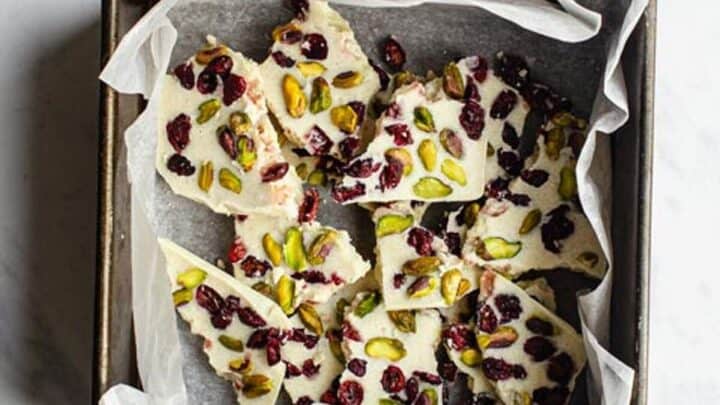 keto white chocolate cranberry bark 4 kd3 1200w 720x405 - Keto Christmas Crack Recipes & Ideas