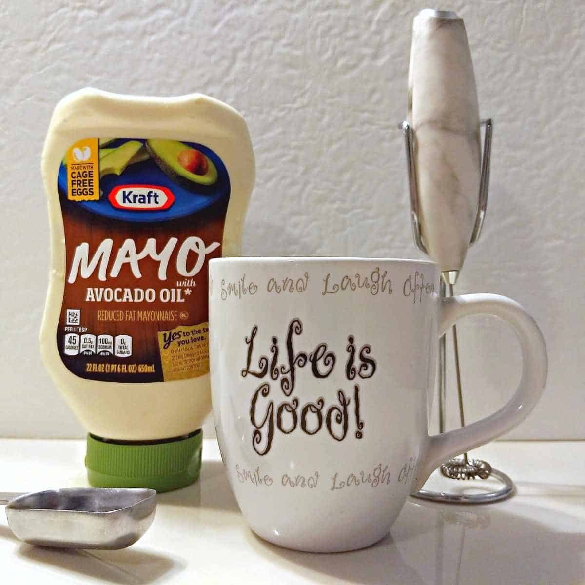 ingredients for mayo coffee - Coffee Mayonnaise Recipe