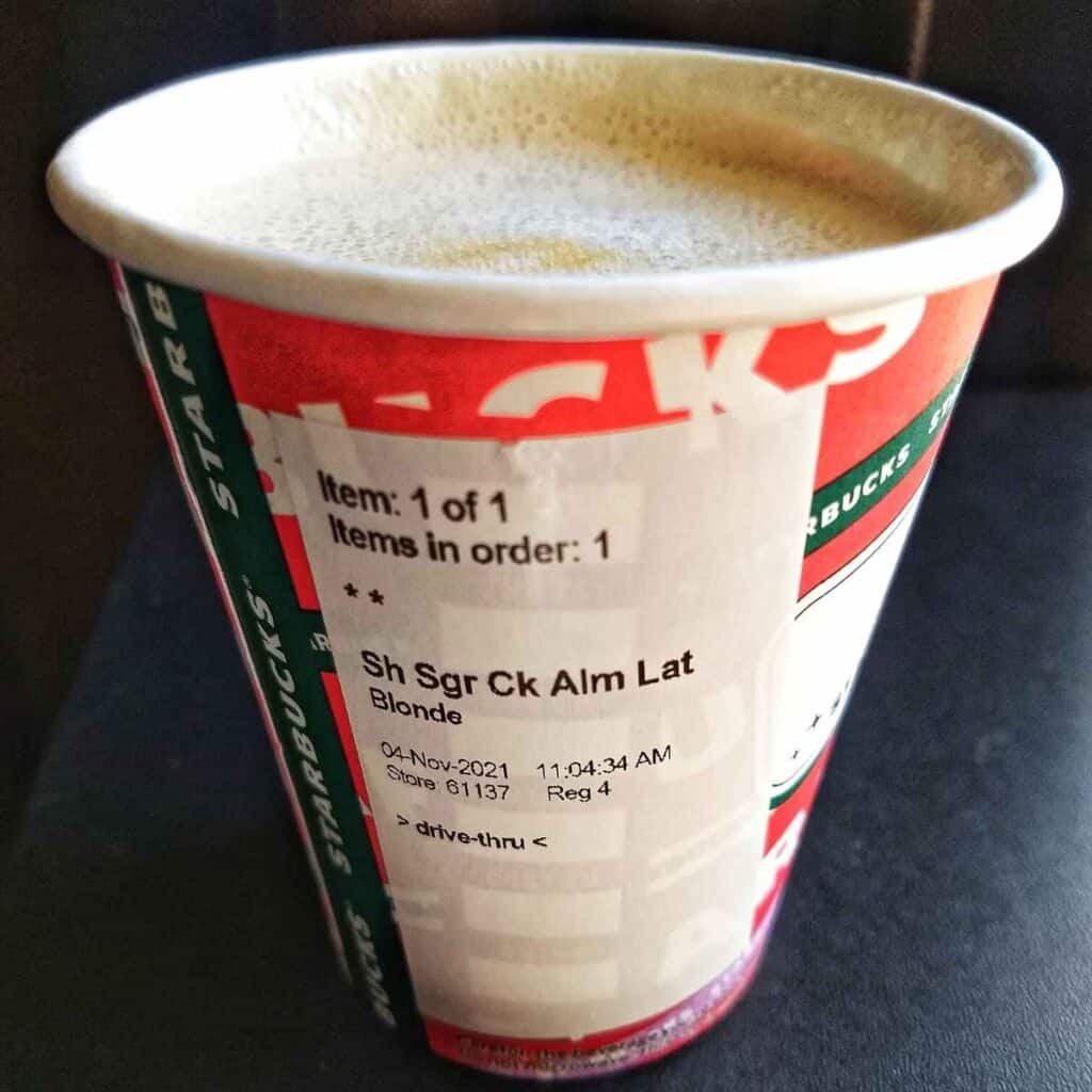 Keto Sugar Cookie Almond Milk Latte Starbucks Copycat Keto Keuhn