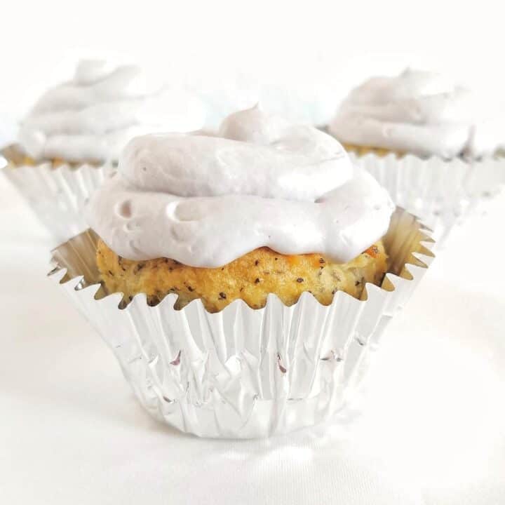 sugar free earl grey cupcake 720x720 - Keto Earl Grey Cupcakes