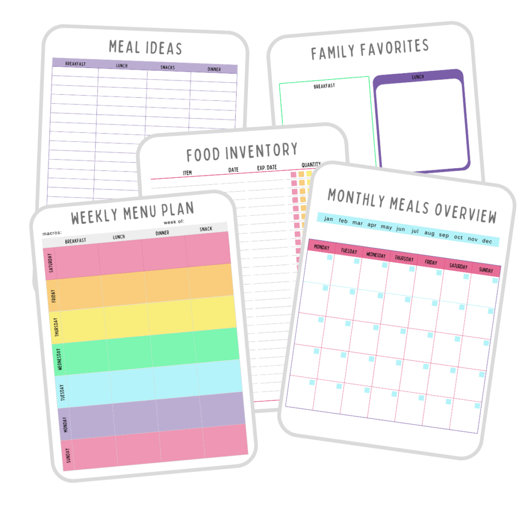 meal planning pages 1 1024x1024 - Meal Planner Guide