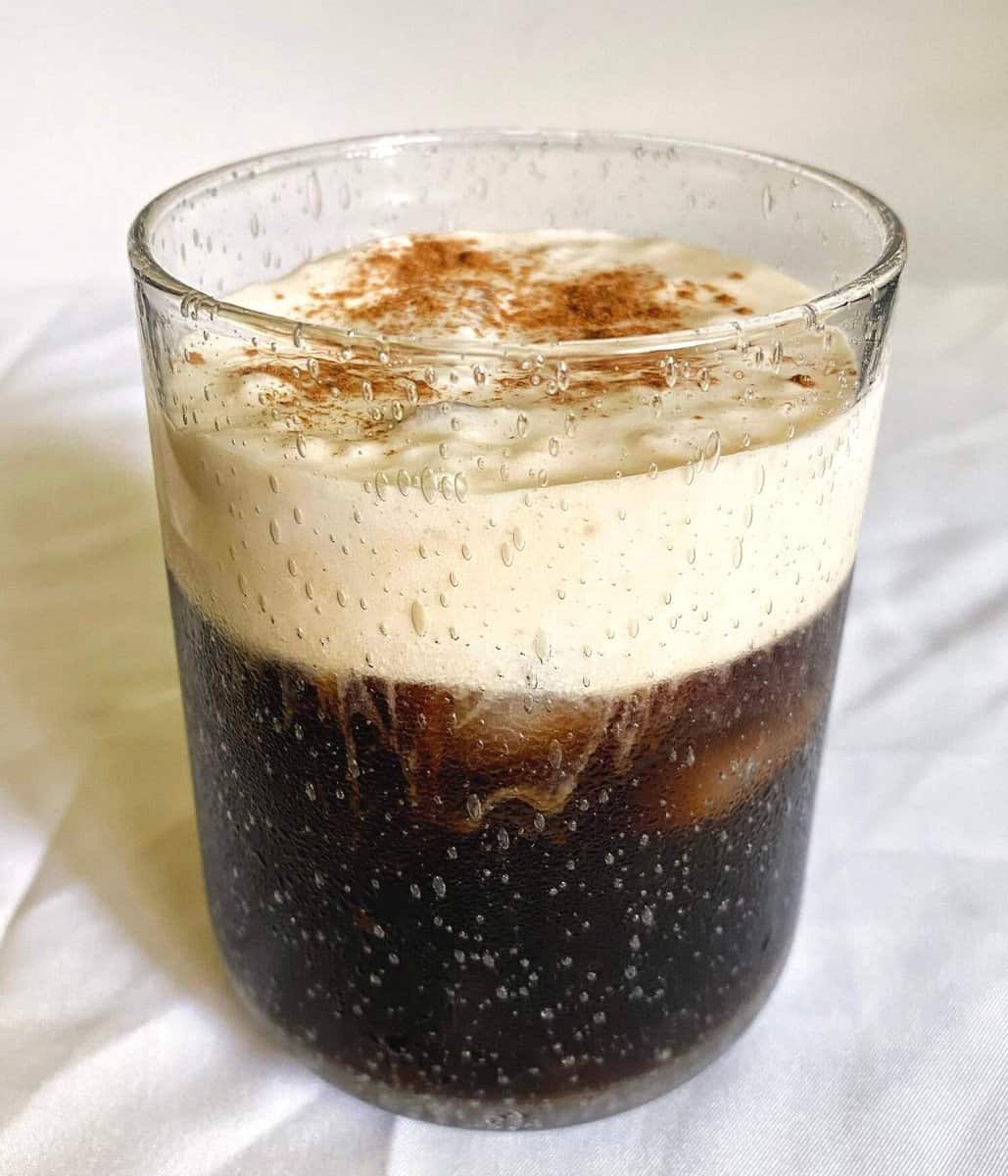 front view cold brew - Sugar-Free Brown Sugar Cream Cold Brew