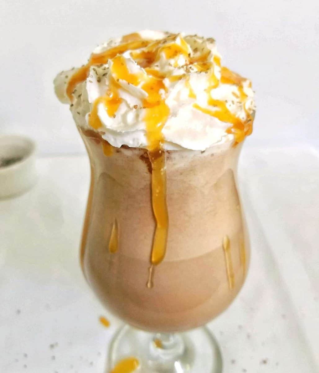 salted caramel mocha glass - Sugar-Free & Keto Salted Caramel Mocha: Starbucks Copycat