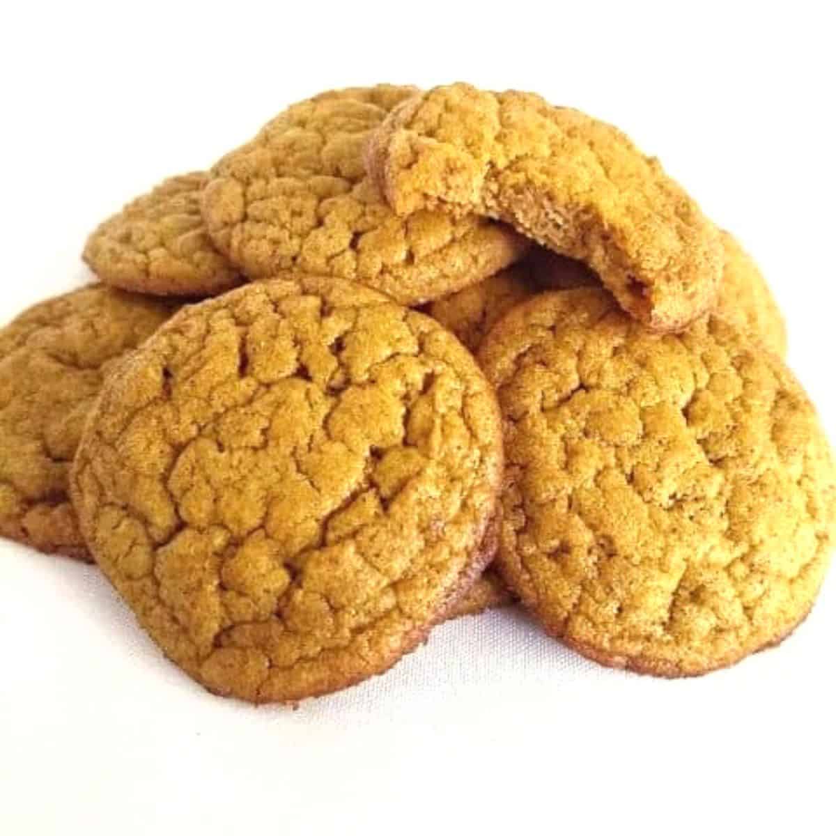 pile of pumpkin cookies