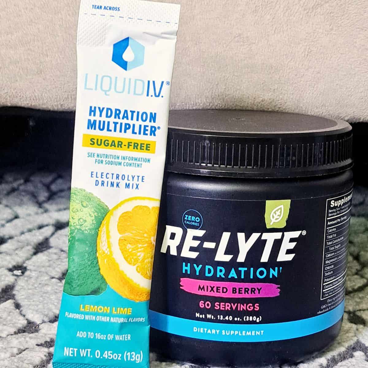 Relyte and Liquid IV - Comparing Electrolyte Powders: Relyte vs Liquid IV (Sugar-Free)