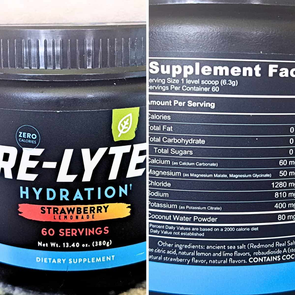 Relyte Hydration Front and Back 2 - Re-Lyte Electrolyte Drink Mix: Review